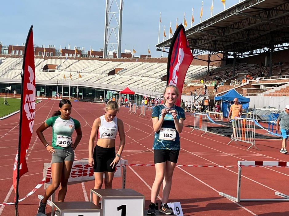 Amsterdam: Christel van der Haar 3e op D-spelen