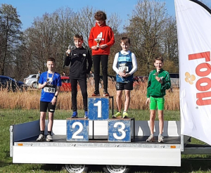 Dieter Verster 3e bij de jongens U13