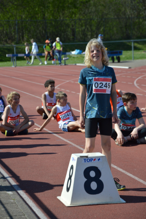 Wouter van Hemert klaar voor de sprint